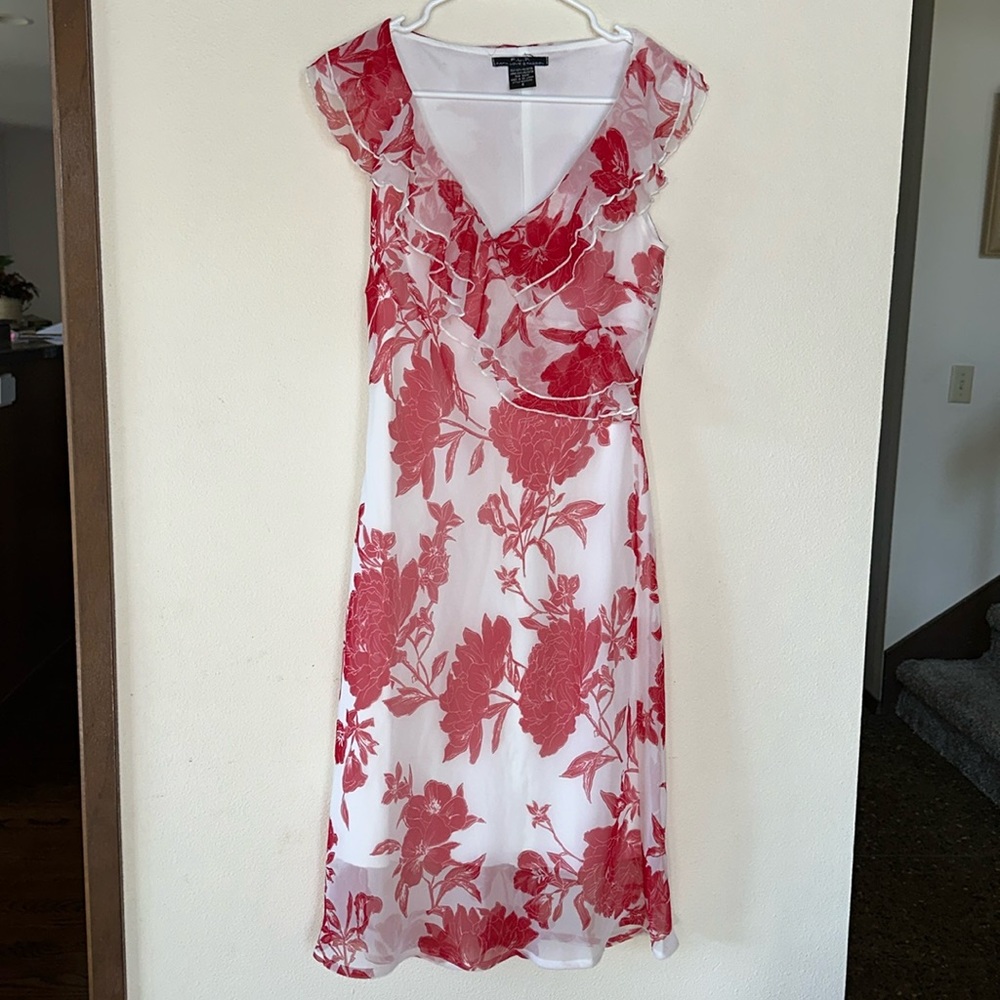 FLP FAITH LOVE & PASSION Floral Fully Lined Dress Size 6